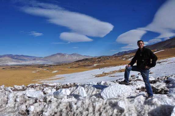 Magnífica paisagem no Paso San Francisco, do lado argentino